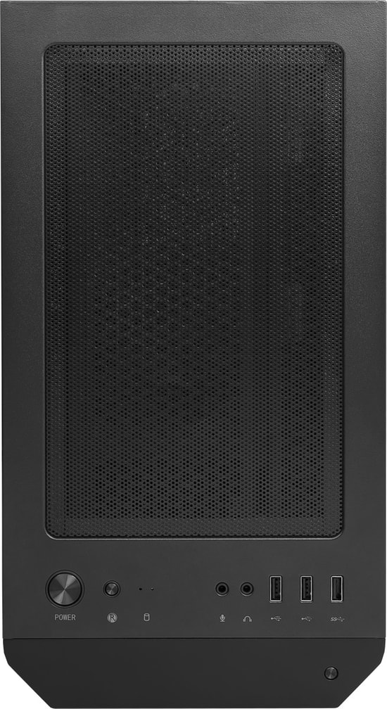 MSI MAG FORGE M100A Siyah ARGB Fanlı mATX Oyuncu Kasası - 4x120mm Fan, Akrilik Yan Panel, USB 3.2, 2x2.5" 3x3.5" Yuva