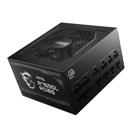 MSI MAG A750GL PCIE5 750W 80+ Gold Güç Kaynağı - ATX 3.1, PCIe 5.1, Yüksek Verimlilik, Kompakt Tasarım Power Supply