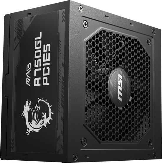 MSI MAG A750GL PCIE5 750W 80+ Gold Güç Kaynağı - ATX 3.1, PCIe 5.1, Yüksek Verimlilik, Kompakt Tasarım Power Supply