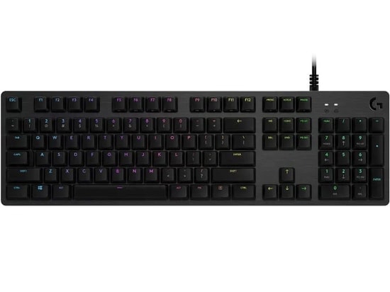 Logitech G512 Lightsync Mekanik Oyuncu Klavyesi (920-009353) - Türkçe Q, RGB Aydınlatmalı, Kablolu, Siyah Tasarım
