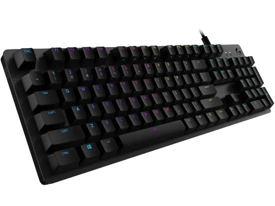 Logitech G512 Lightsync Mekanik Oyuncu Klavyesi (920-009353) - Türkçe Q, RGB Aydınlatmalı, Kablolu, Siyah Tasarım