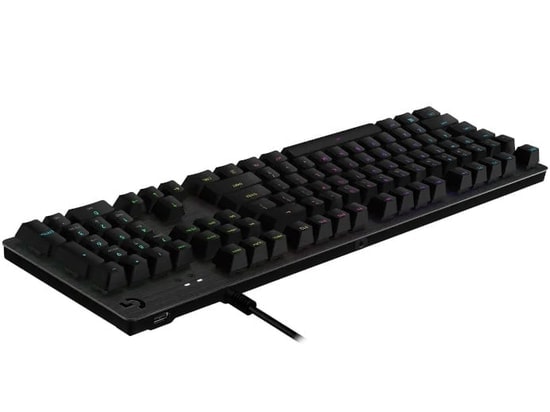 Logitech G512 Lightsync Mekanik Oyuncu Klavyesi (920-009353) - Türkçe Q, RGB Aydınlatmalı, Kablolu, Siyah Tasarım