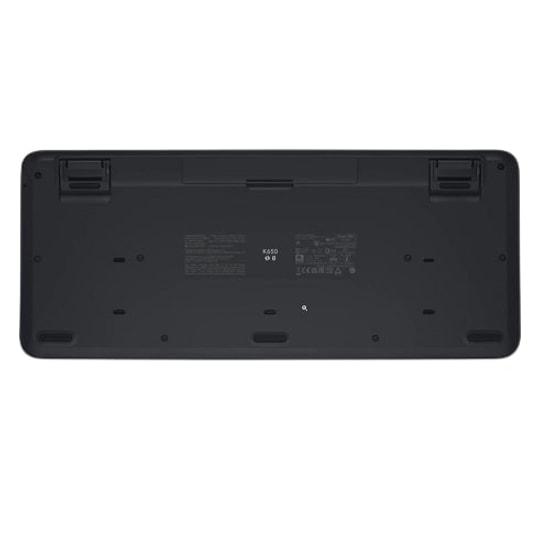 Logitech K650 Signature Kablosuz Klavye Grafit Siyah (920-010919) - Avuç içi desteği, Sıvı dökülmelerine dayanıklı
