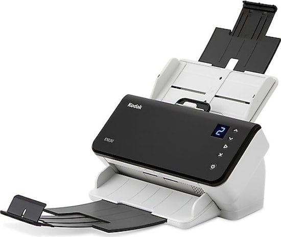 Kodak Alaris 8011876 E1030 A4 Döküman Tarayıcı - 30 PPM/60 IPM, 80 ADF, Günlük 4.000 Sayfa, Çift Taraflı Tarama