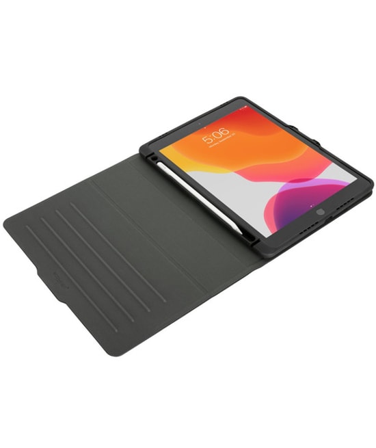 Targus VersVu iPad 9/8/7 10.2 Siyah Döner Standlı Kılıf (THZ886GL) - 360 Derece Koruma, Çoklu Görüntüleme Açısı
