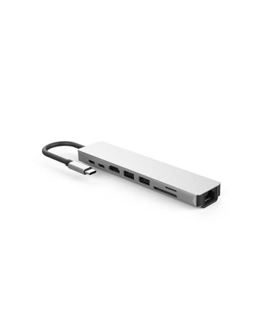 Dexim All in One USB-C Hub (DHU0005) - Çok Fonksiyonlu Dönüştürücü USB, HDMI, SD Kart Okuyucu
