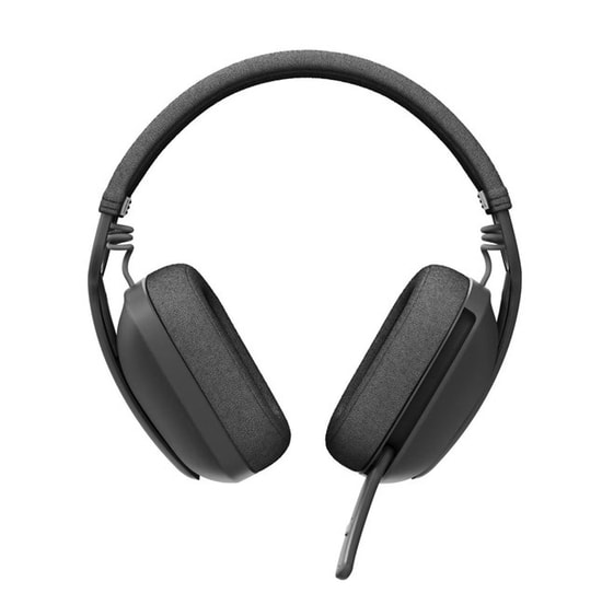 Logitech Zone Vibe 100 Siyah Kablosuz Kulaklık (981-001213) - 40mm Dinamik Sürücü, Bluetooth 5.2, ENC Mikrofon Kumandalı