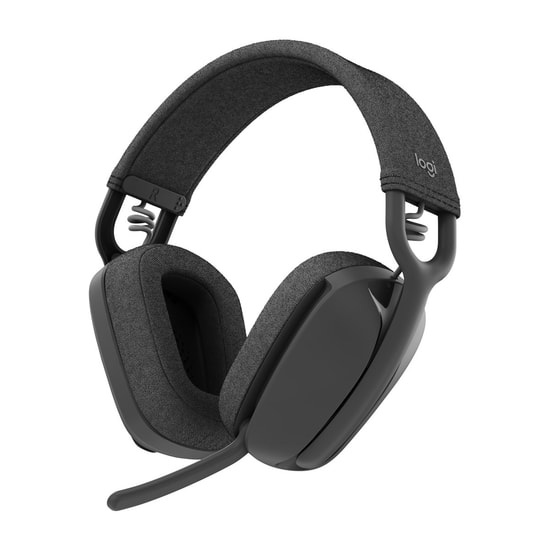 Logitech Zone Vibe 100 Siyah Kablosuz Kulaklık (981-001213) - 40mm Dinamik Sürücü, Bluetooth 5.2, ENC Mikrofon Kumandalı