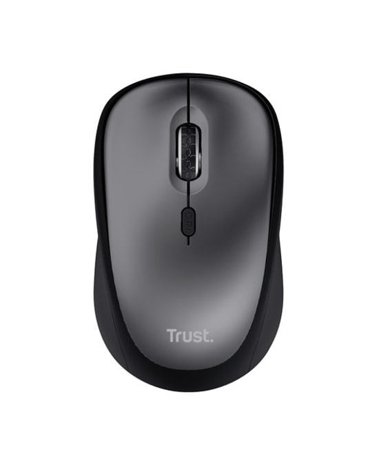Trust Yvi+ Sessiz Kablosuz Mouse Siyah (TRU24549) 1600 DPI, 8m Menzil, Kompakt Tasarım