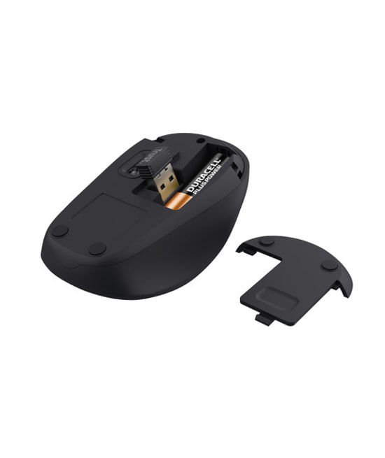 Trust Yvi+ Sessiz Kablosuz Mouse Siyah (TRU24549) 1600 DPI, 8m Menzil, Kompakt Tasarım