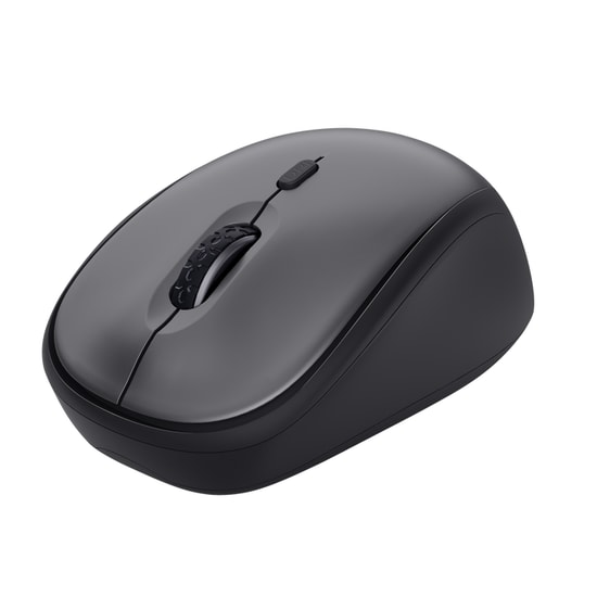 Trust Yvi+ Sessiz Kablosuz Mouse Siyah (TRU24549) 1600 DPI, 8m Menzil, Kompakt Tasarım