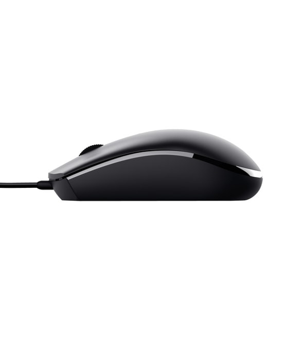 Trust Basi TRU24271 Kablolu Optik Mouse - 1200 DPI, Ergonomik Tasarım, Sağ ve Sol El Kullanımına Uygun, 160cm Kablo