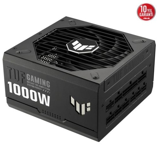 Asus TUF GAMING 1000G 1000W 80+ Gold Tam Modüler Güç Kaynağı - 135mm Fan, Aktif PFC, 10 Yıl Garanti, ATX Gaming PSU