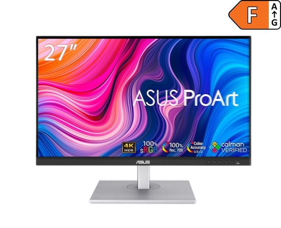 Asus ProArt PA279CV 27" 4K UHD IPS Pivot Monitör: 5ms, 60hz, 3840X2160, 350nits, HDMI, USB-C Hub, 65W PD, 10bit Renk