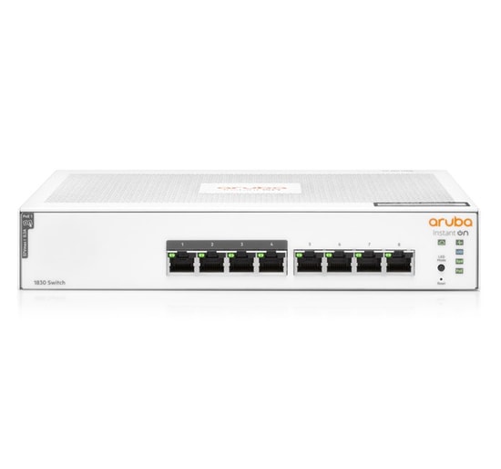 HPE Aruba Instant On 1830 8 Port Gigabit PoE+ 65W Yönetilebilir Switch (JL811A) - Küçük İşletmeler İçin İdeal