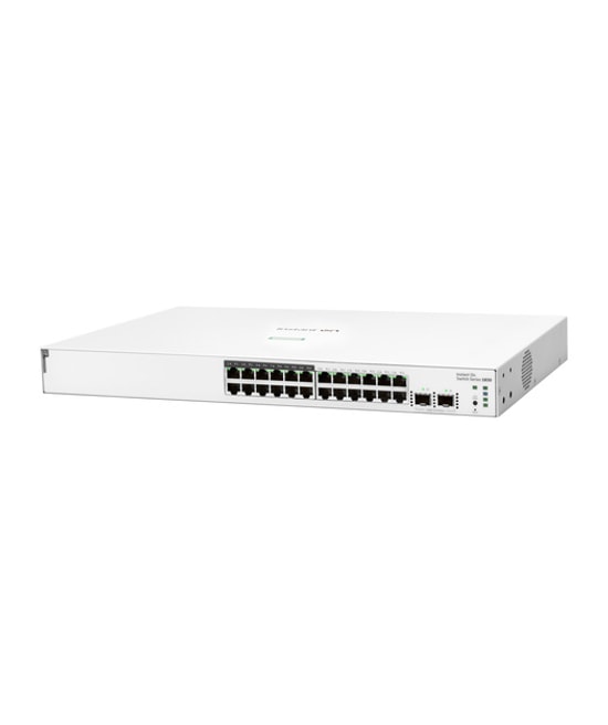 HPE Aruba Instant On 1830 JL813A 24 Port Gigabit PoE+ Switch - 195W PoE, 2xSFP Port, Web Yönetilebilir, Rackmount