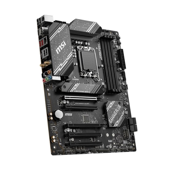MSI B760 Gaming Plus Wifi D5 Anakart: LGA1700, DDR5 6800MHz(OC), HDMI, DP, Wi-Fi 6E, 2.5G LAN, M.2 Shield Frozr, ATX