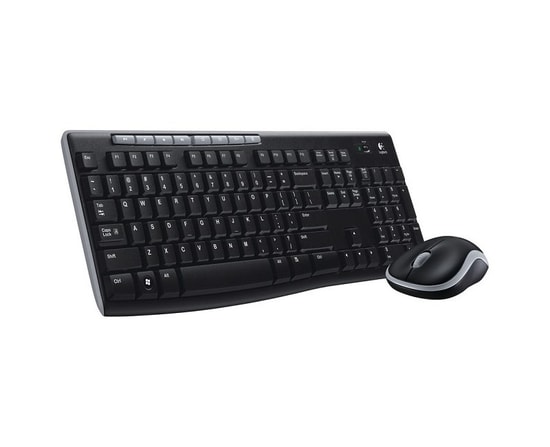 Logitech MK270 Siyah Kablosuz Türkçe Q Düzen Klavye Mouse Seti (920-004525) - Uzun Pil Ömrü, USB Alıcılı