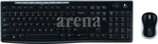 Logitech MK270 Siyah Kablosuz Türkçe Q Düzen Klavye Mouse Seti (920-004525) - Uzun Pil Ömrü, USB Alıcılı