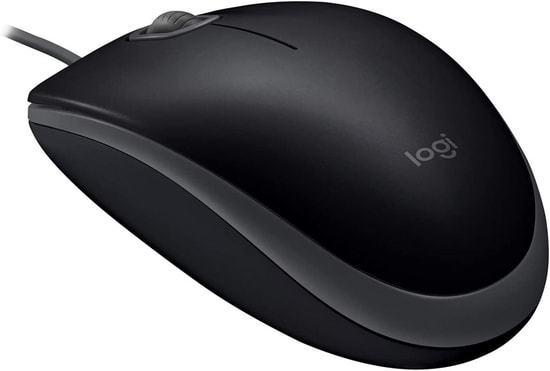 Logitech B110 Sessiz Kablolu Optik Mouse Siyah (910-005508) - Ergonomik Tasarım, Yüksek Performans