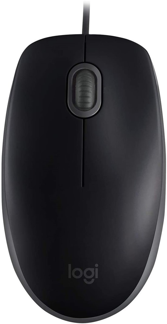 Logitech B110 Sessiz Kablolu Optik Mouse Siyah (910-005508) - Ergonomik Tasarım, Yüksek Performans