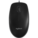 Logitech B100 Siyah 800DPI Optik USB Kablolu Mouse (910-003357) - Ergonomik Tasarım, Masaüstü & Laptop Uyumlu