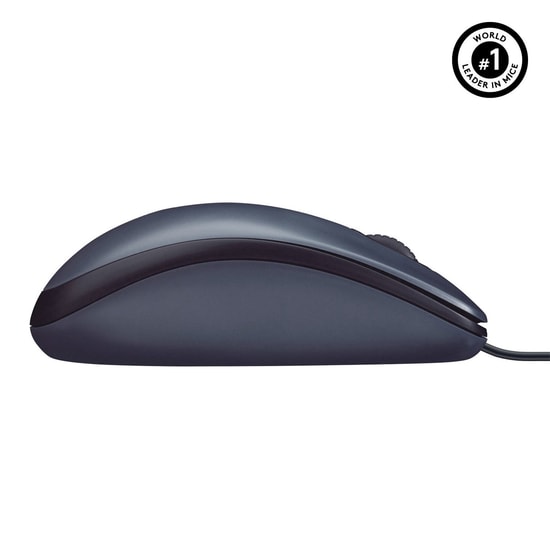 Logitech B100 Siyah 800DPI Optik USB Kablolu Mouse (910-003357) - Ergonomik Tasarım, Masaüstü & Laptop Uyumlu