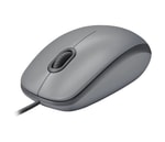 Logitech M110 Gri Sessiz Optik Mouse (910-006760) - 1000 DPI, Tam Boyut, Kablolu USB-A Bağlantısı
