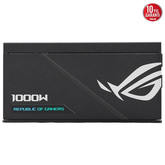 ASUS ROG LOKI SFX L 1000W 80+ Platinum Güç Kaynağı - 1000W, ATX 3.1, PCIe 5.1, Tam Modüler, ARGB Fan, 10 Yıl Garanti