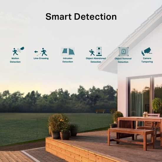 TP-Link VIGI C340W-4MM 4MP Wi-Fi Bullet IP Kamera - 4mm Lens, 30 Metre, Full Color, İnsan/Araç Algılama, Dahili Ses