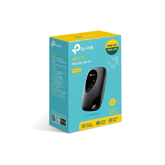 TP-Link M7200: 4G LTE 150 Mbps Taşınabilir Wi-Fi Router - WiFi 4, 8 Saat Pil Ömrü, 10 Cihaz Bağlantı, USB, Dahili Anten