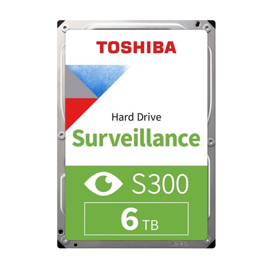 Toshiba S300 6TB Güvenlik Diski (HDWT860UZSVA) 3.5" SATA HDD - 5400RPM, 256MB Önbellek, 64 Kamera Desteği, 2 Yıl Garanti