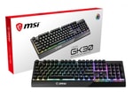 MSI Vigor GK30 TR Gaming Keyboard - RGB Aydınlatma, Mekanik Hisli, Sıvı Dökülmesine Dayanıklı, Türkçe Q Klavye