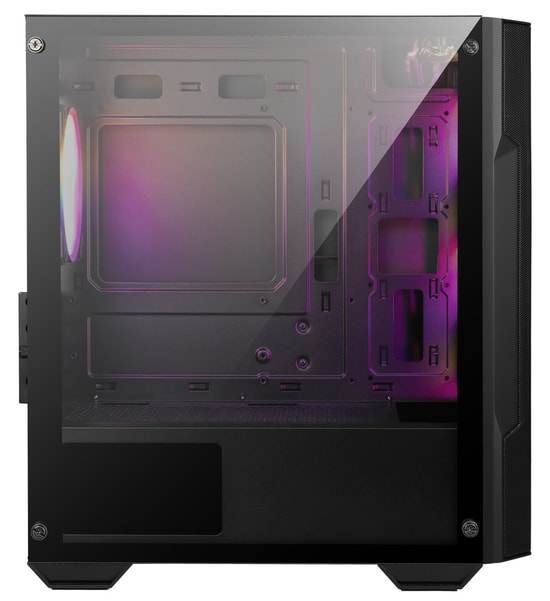 MSI MAG FORGE M100A 600W 80+ Bronz PSU Dahil mATX Oyuncu Kasası - 4xARGB Fan, Akrilik Panel, USB 3.2, 2x2.5" 3x3.5" Yuva