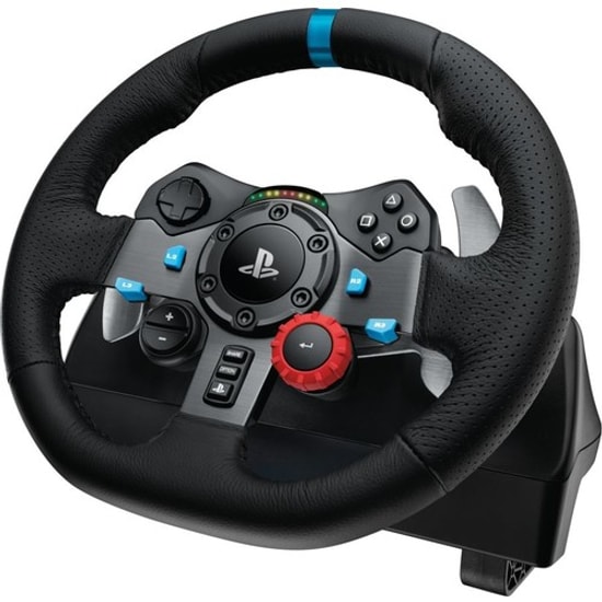 Logitech G923 Yarış Direksiyonu ve Pedal Oyun Seti - PS5, PS4, PC Uyumlu, TrueForce, Siyah (941-000149)
