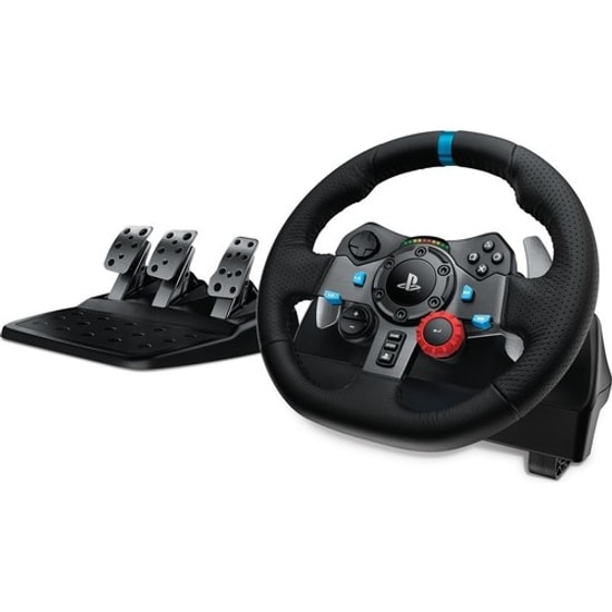 Logitech G923 Yarış Direksiyonu ve Pedal Oyun Seti - PS5, PS4, PC Uyumlu, TrueForce, Siyah (941-000149)