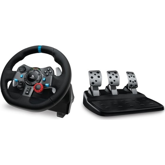 Logitech G923 Yarış Direksiyonu ve Pedal Oyun Seti - PS5, PS4, PC Uyumlu, TrueForce, Siyah (941-000149)