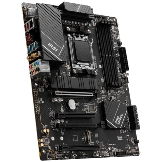 MSI Pro B650-P WiFi Anakart: AMD AM5, DDR5 7200MHz OC, Çift M.2, HDMI, DP, Wi-Fi 6E, USB 3.2, 2.5G LAN, ATX