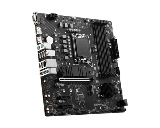 MSI Pro B760M-P DDR4 Anakart: Intel 1700, DDR4 4800MHz (OC), Çift M.2, USB 3.2, HDMI, DP, Gigabit LAN, Micro ATX