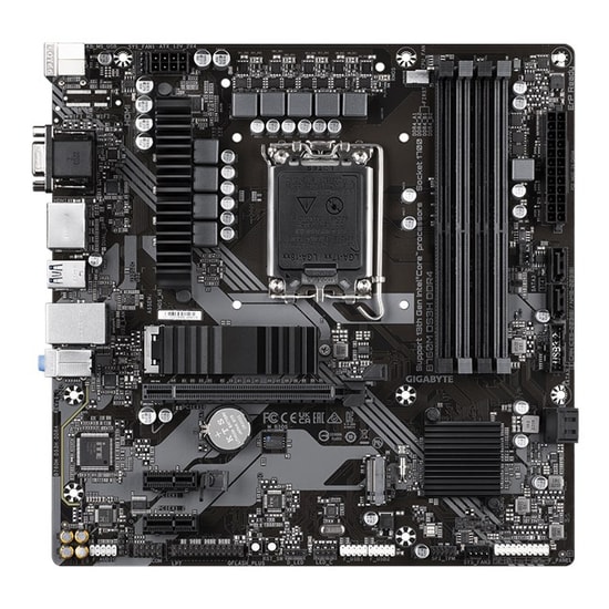 Gigabyte B760M DS3H D4 Anakart: Intel 1700P, DDR4 5333MHz OC, Çift M.2, 2.5G LAN, USB 3.2 Type-C, RGB Fusion, Micro ATX