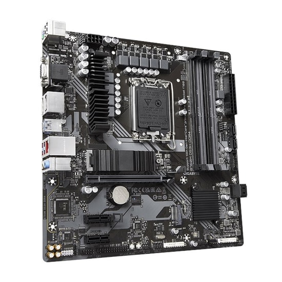 Gigabyte B760M DS3H D4 Anakart: Intel 1700P, DDR4 5333MHz OC, Çift M.2, 2.5G LAN, USB 3.2 Type-C, RGB Fusion, Micro ATX