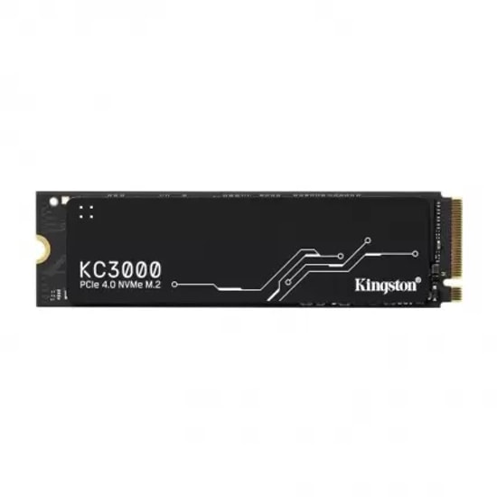 Kingston KC3000 512GB NVMe M.2 2280 Gen4 SSD (SKC3000S/512G) - 7000/3900 MB/s, PCIe 4.0, 512MB DDR4 Önbellek