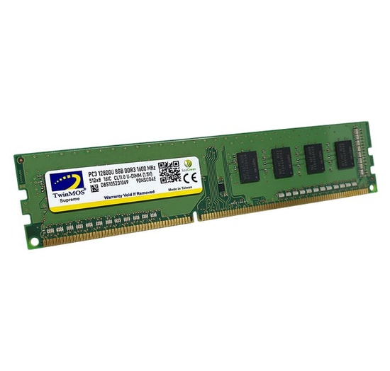 TwinMOS 8GB DDR3 1600MHz Masaüstü RAM (MDD38GB1600D) - CL11, 1.5V - Yüksek Performanslı Bellek