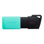 Kingston DataTraveler Exodia M 256GB USB 3.2 Gen 1 Flash Bellek (DTXM/265GB) - Siyah/Yeşil, USB Type-A, NAND