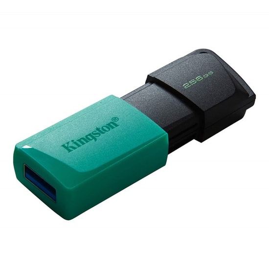 Kingston DataTraveler Exodia M 256GB USB 3.2 Gen 1 Flash Bellek (DTXM/265GB) - Siyah/Yeşil, USB Type-A, NAND