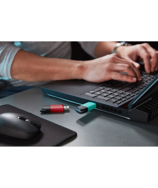 Kingston DataTraveler Exodia M 256GB USB 3.2 Gen 1 Flash Bellek (DTXM/265GB) - Siyah/Yeşil, USB Type-A, NAND
