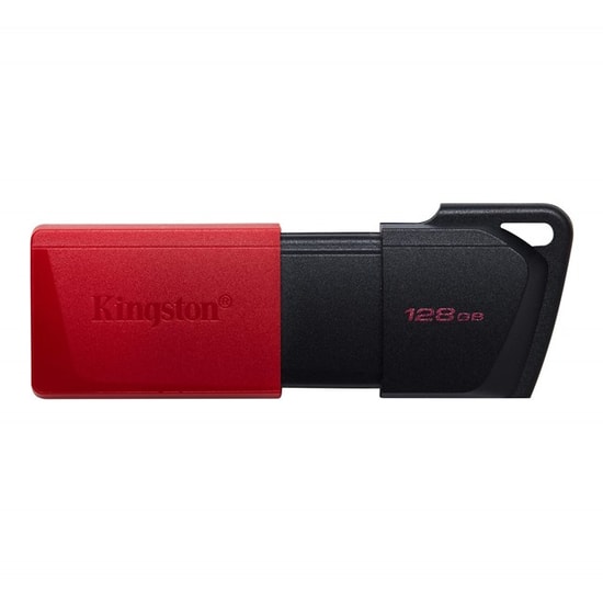 Kingston DataTraveler Exodia M 128GB USB 3.2 Gen 1 NAND Flash Bellek - Siyah/Kırmızı (DTXM/128GB), 67.4mm x 21.8mm