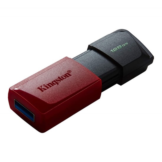 Kingston DataTraveler Exodia M 128GB USB 3.2 Gen 1 NAND Flash Bellek - Siyah/Kırmızı (DTXM/128GB), 67.4mm x 21.8mm