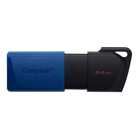 Kingston DataTraveler Exodia M 64GB USB 3.2 Gen 1 Flash Bellek (DTXM/64GB) - Siyah/Mavi, USB Type-A, NAND