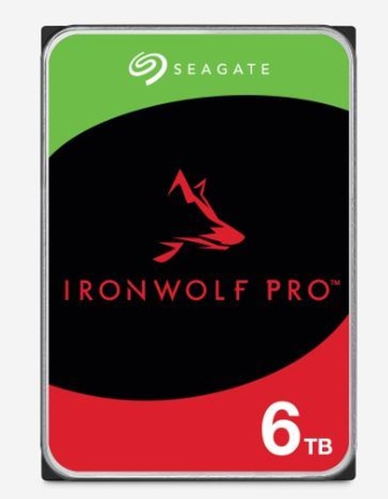 Seagate IronWolf Pro 6 TB 3.5" 7200RPM 256MB ST6000NT001 HDD - SATA 3.0, NAS Disk, 5 Yıl Resmi Distribütör Garantili